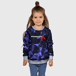Свитшот детский MITSUBISHI, цвет: 3D-меланж — фото 2