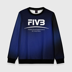 Свитшот детский FIVB Volleyball, цвет: 3D-черный