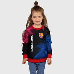 Свитшот детский BARCELONA БАРСЕЛОНА, цвет: 3D-красный — фото 2