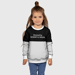 Свитшот детский Directed by ROBERT B WEIDE, цвет: 3D-белый — фото 2