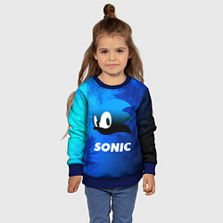 Свитшот детский СОНИК SONIC, цвет: 3D-синий — фото 2