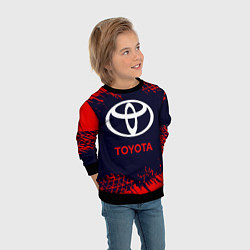 Свитшот детский TOYOTA ТОЙОТА, цвет: 3D-черный — фото 2