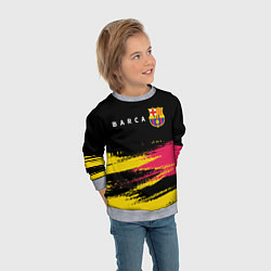 Свитшот детский BARCELONA БАРСЕЛОНА, цвет: 3D-меланж — фото 2
