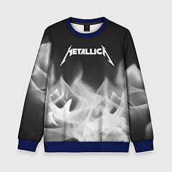 Свитшот детский METALLICA МЕТАЛЛИКА, цвет: 3D-синий