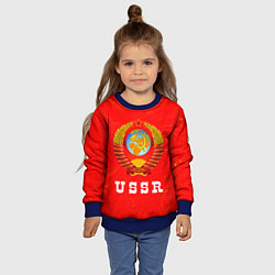 Свитшот детский USSR СССР, цвет: 3D-синий — фото 2