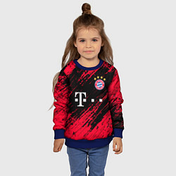 Свитшот детский BAYERN MUNCHEN БАВАРИЯ, цвет: 3D-синий — фото 2