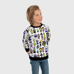 Свитшот детский UNDERTALE, цвет: 3D-черный — фото 2