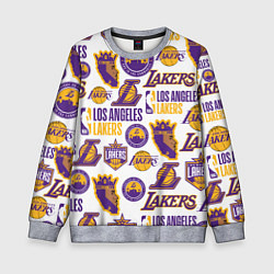 Свитшот детский LAKERS LOGO, цвет: 3D-меланж