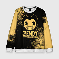 Свитшот детский Bendy And The Ink Machine, цвет: 3D-белый