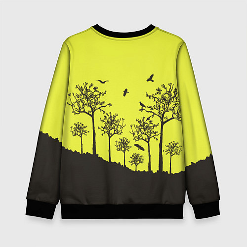 Детский свитшот Siren Head / 3D-Черный – фото 2