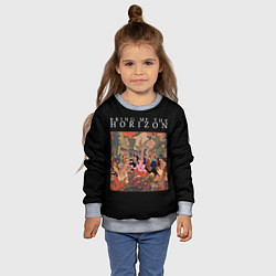 Свитшот детский BRING ME THE HORIZON, цвет: 3D-меланж — фото 2