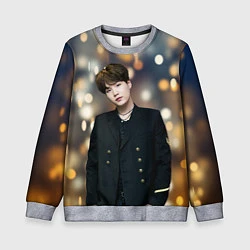 Свитшот детский MIN YOONGI, цвет: 3D-меланж