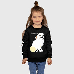 Свитшот детский Ёпарасете, цвет: 3D-черный — фото 2