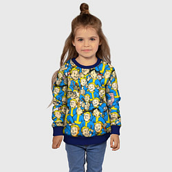 Свитшот детский FALLOUT, цвет: 3D-синий — фото 2