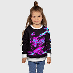 Свитшот детский НЕОНОВЫЙ ТАНДЖИРО, цвет: 3D-белый — фото 2