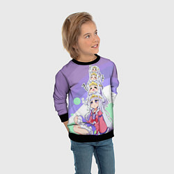 Свитшот детский Сон в замке демона, цвет: 3D-черный — фото 2