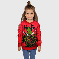 Свитшот детский DOROHEDORO, цвет: 3D-красный — фото 2