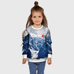 Свитшот детский FARCRY 4 S, цвет: 3D-белый — фото 2