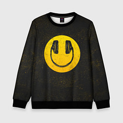 Детский свитшот Наушники Смайл