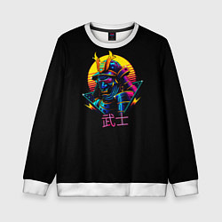 Свитшот детский Cyber Samurai, цвет: 3D-белый