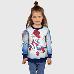 Свитшот детский Догистайл, цвет: 3D-синий — фото 2