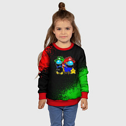 Свитшот детский Among Us, цвет: 3D-красный — фото 2