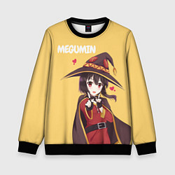 Свитшот детский Megumin, цвет: 3D-черный