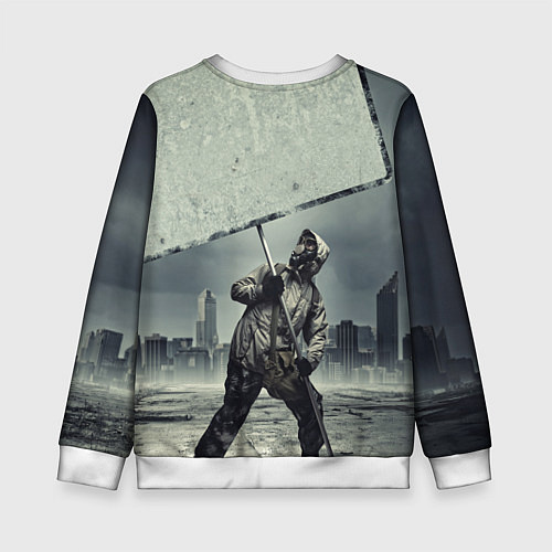 Детский свитшот Metro Exodus / 3D-Белый – фото 2