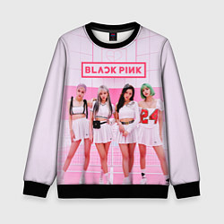 Свитшот детский BLACKPINK, цвет: 3D-черный