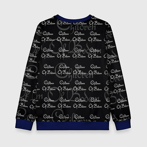 Детский свитшот Children of Bodom / 3D-Синий – фото 2