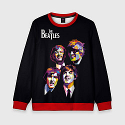 Свитшот детский The Beatles, цвет: 3D-красный