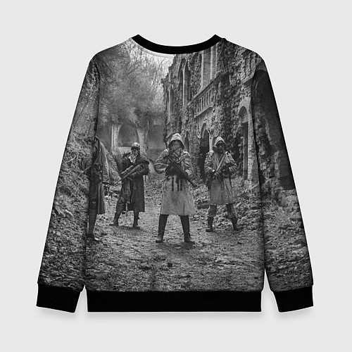 Детский свитшот Metro Exodus / 3D-Черный – фото 2