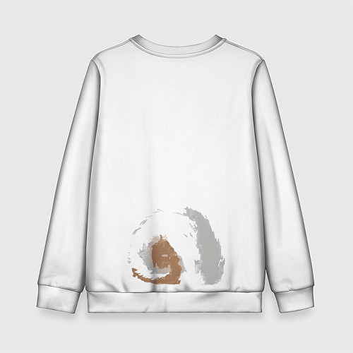 Детский свитшот Shiba Inu / 3D-Белый – фото 2