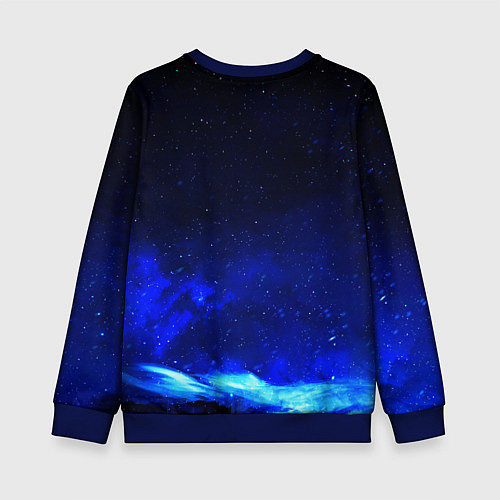 Детский свитшот Dark Wolf / 3D-Синий – фото 2