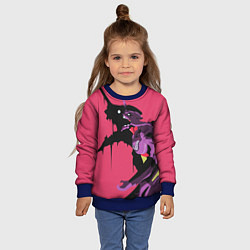 Свитшот детский Евангилион, цвет: 3D-синий — фото 2