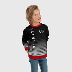 Свитшот детский Infiniti, цвет: 3D-красный — фото 2