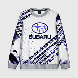 Свитшот детский SUBARU, цвет: 3D-меланж