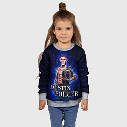 Свитшот детский ДАСТИН ПОРЬЕ, цвет: 3D-меланж — фото 2