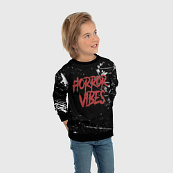 Свитшот детский Хоррор настроение, цвет: 3D-черный — фото 2