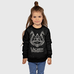 Свитшот детский Valheim, цвет: 3D-черный — фото 2