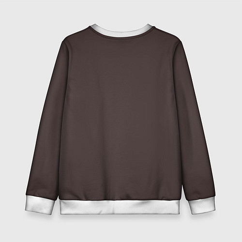 Детский свитшот Мопсы на остановке в стиле Тоторо / 3D-Белый – фото 2