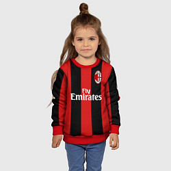 Свитшот детский Форма Милан Ибрагимович, цвет: 3D-красный — фото 2