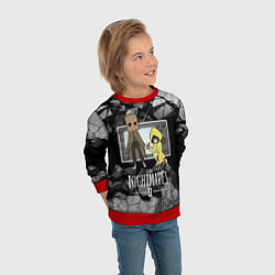 Свитшот детский Little Nightmares 2, цвет: 3D-красный — фото 2