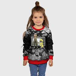 Свитшот детский Little Nightmares 2, цвет: 3D-красный — фото 2