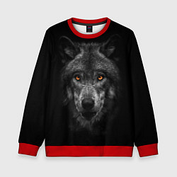 Свитшот детский Evil Wolf, цвет: 3D-красный
