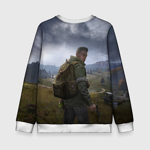 Детский свитшот DAYZ POSTER ДЕЙЗИ ПОСТЕР Z / 3D-Белый – фото 2