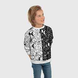 Свитшот детский BTS BT21, цвет: 3D-белый — фото 2