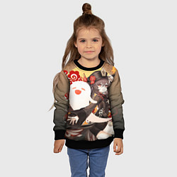 Свитшот детский GENSHIN IMPACT HU TAO, цвет: 3D-черный — фото 2