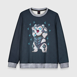 Свитшот детский Волибир LOL, цвет: 3D-меланж