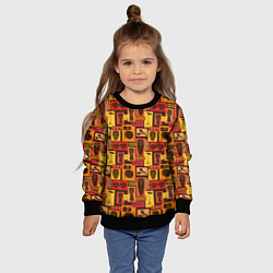 Свитшот детский Ударные Инструменты, цвет: 3D-черный — фото 2